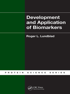 cover image of Development and Application of Biomarkers
